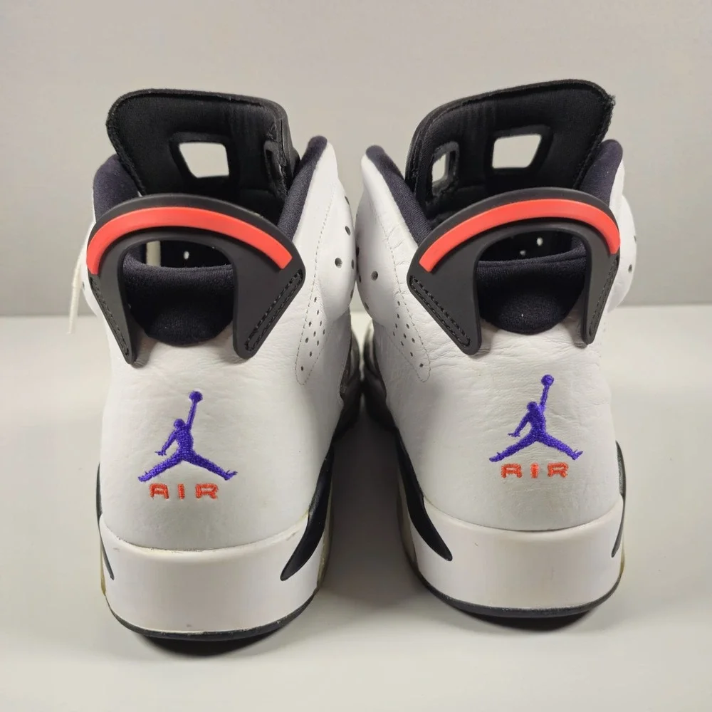 Air Jordan 6 Retro LTR Flint CI3125-100 Men's Size 12 White Concord 2018 w/ Box